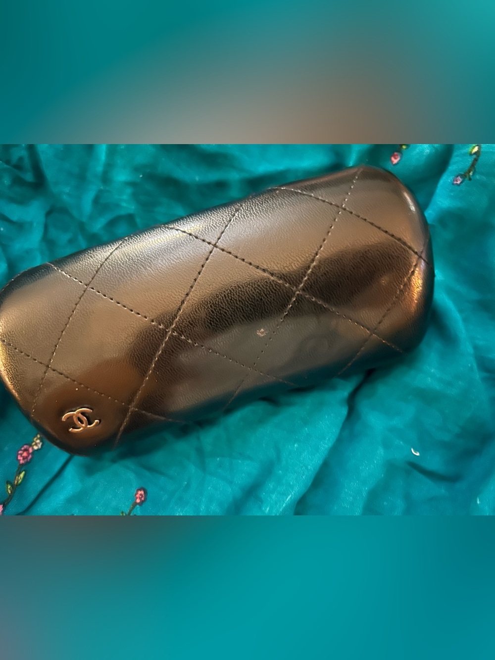 CHANEL ICONIC QUILTED SUNGLASSES CASE